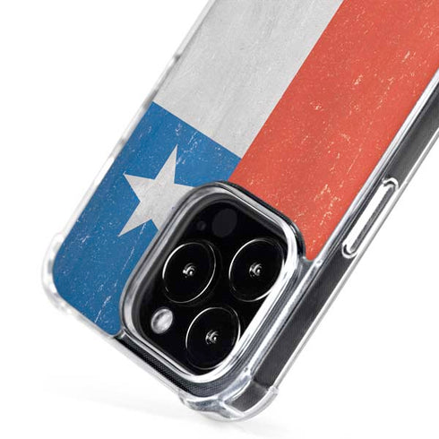 Chile Flag Distressed iPhone 16 Pro MagSafe Case